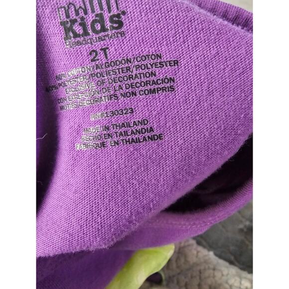 2T Girls Outfit – Cherokee Jeans & Ruffled Purple Top by Kids Headquarters - Picture 5 of 5